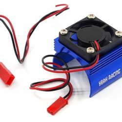 DISSIPATORE BLU CON VENTOLA SUPERIORE PER MOTORI 540 1/10 - GPEDYA-0410BU