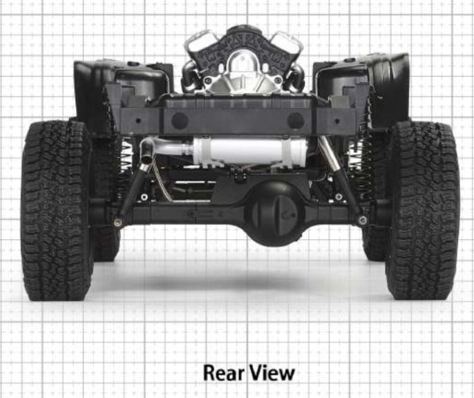 Mercury Chassis Kit per Jeep Gladiator Rubicon 1/10 - RBT-KB48760 - immagine 7