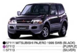 MITSUBISHI PAJERO SWB     1/43 - UTM57112