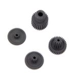 Ingranaggi neri servo traxxas 2080A montato su e-revo 1/16 - TXX2082A