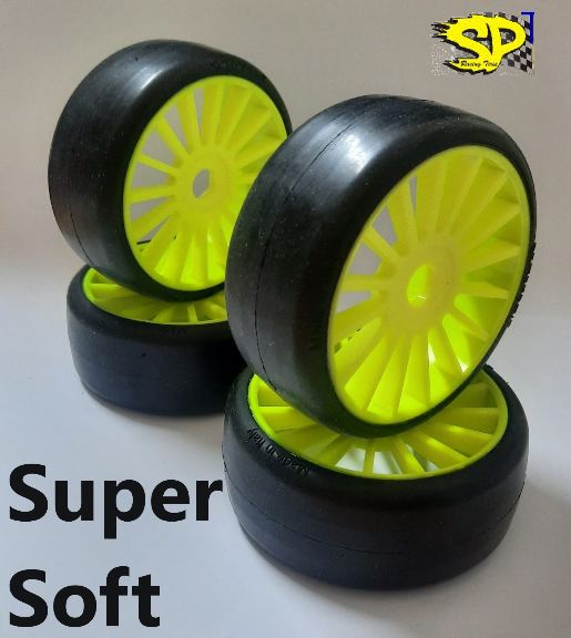 Gomme Slick Super Soft 1/8 GT 4pz - SPR-SL050