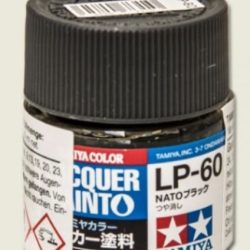 LP-60 NATO BLACK 1pz bottiglietta colore a smalto - TAM82160-1PZ