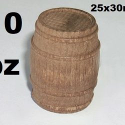 Botte in noce 25x30mm 10pz - M32334