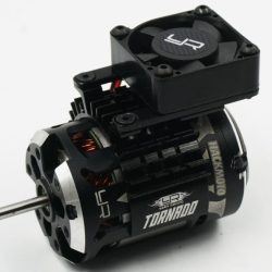 Dissipatore nero per motori 540/550 con ventola Tornado da 30mm - GPEDYA-0653BK