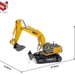 Escavatore con radio ad 11 canali 2,4Ghz scala 1/16 - RADCH1531