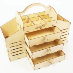 Cassetta da campo in kit in legno laser cut - PCHC3740