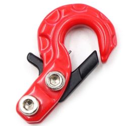 GANCIO A MOLLA ROSSO x SCALER 1/10 IN METALLO - GPEDYA-0573RD