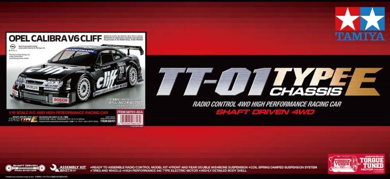 Opel Calibra V6 Cliff TT01E con regolatore 1/10 4wd in kit - TAM58701 - immagine 7