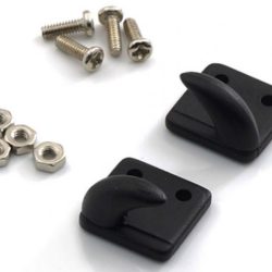 Ganci neri in metallo per scaler 1/10 - GPEDYA-0379BK