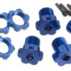 TRASCINATORE RUOTE 17mm REVO 4pz IN ERGAL ANODIZZATI BLU - GPITATXX5353X