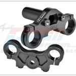 Promoto Losi piastre sterzo triple camp in metallo nere - PROMMX028BK