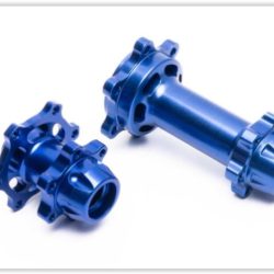 Set mozzo in alluminio Blu Promoto MX Aluminum Hub Set - HORLOS362001