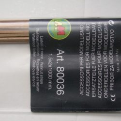 Listelli di noce 1,5x2mm 20pz - M80036