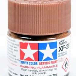 Colore acrilico XF-28 Dark Copper 6pz da 10ml opaco - TAM81728