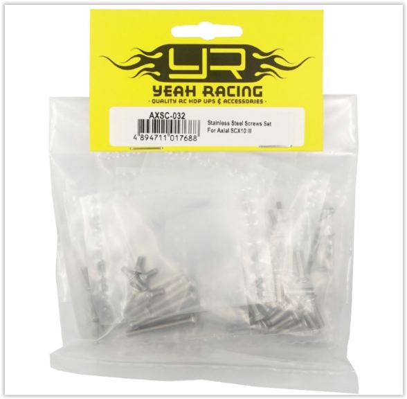 Set di viti in acciaio inossidabile per SCX10 III di Axial - GPEDAXSC-032