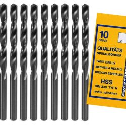 Punte da trapano HSS 0,6mm 10pz - DONHSS06