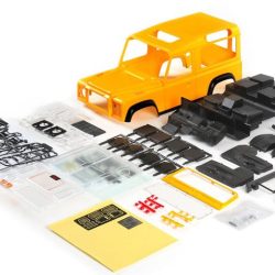 Carrozzeria D90 verniciata gialla in ABS 1/10 280mm - RBT-KB49002