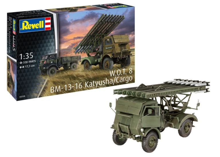 Camion lancirazzi sovietico WWII W.O.T. 8 BM-13-16 Katyusha/Cargo 1/35 - REV3338