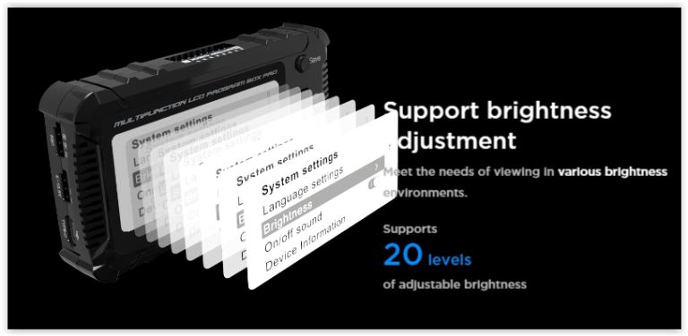 LCD Programm Box Pro per Xerun, Ezrun e Platinum programmatore ESC - GPED30502002 - immagine 9