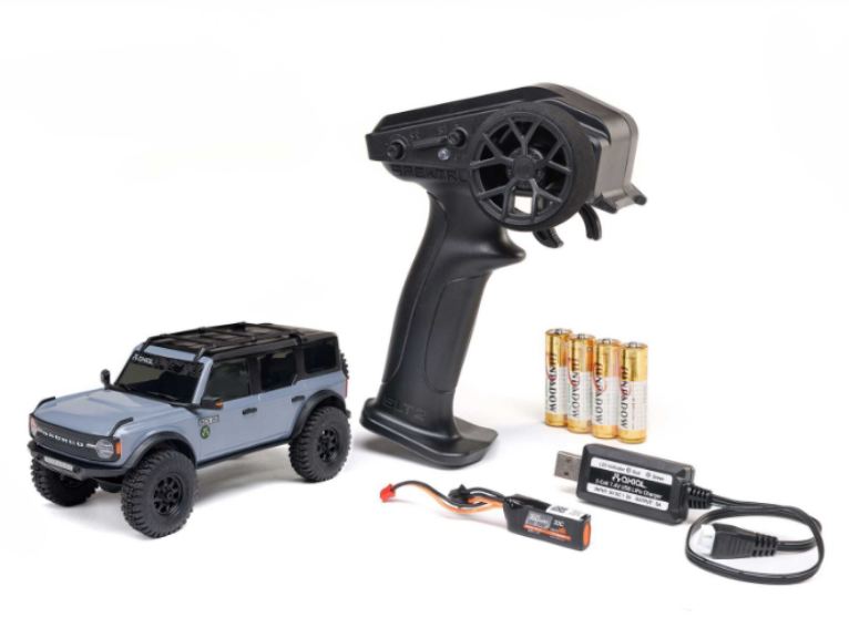 Ford Bronco grigio SCX30 1/30 scaler RTR brushed – HORAXI-2048T2