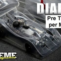 CARROZZERIA DIABLO       MUGEN 1/8 PISTA TAGLIATA DA 0,75mm - MTXB0408-07CM
