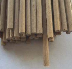 Tondini di noce da 3mm 20pz - M89102