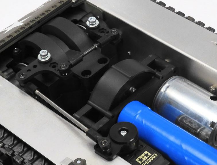 Carro Sherman RC 105mm con sterzo meccanico in kit - TAM56048 - immagine 8