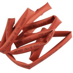 Guaina termorestringente  6mm rossa lunga 1mt - CNDMX-106-R
