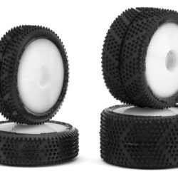 Micro-B Gomme e cerchi bianchi 4pz ideale per moquette - PROUPG-10011