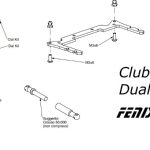 Smorzini laterali Double Damper Kit F1 Club Racer - FEN-F2-35
