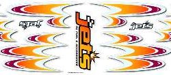 DECAL INTERNE      RACING TEAM ORANGE         PER CARROZZERIE - JETDC9