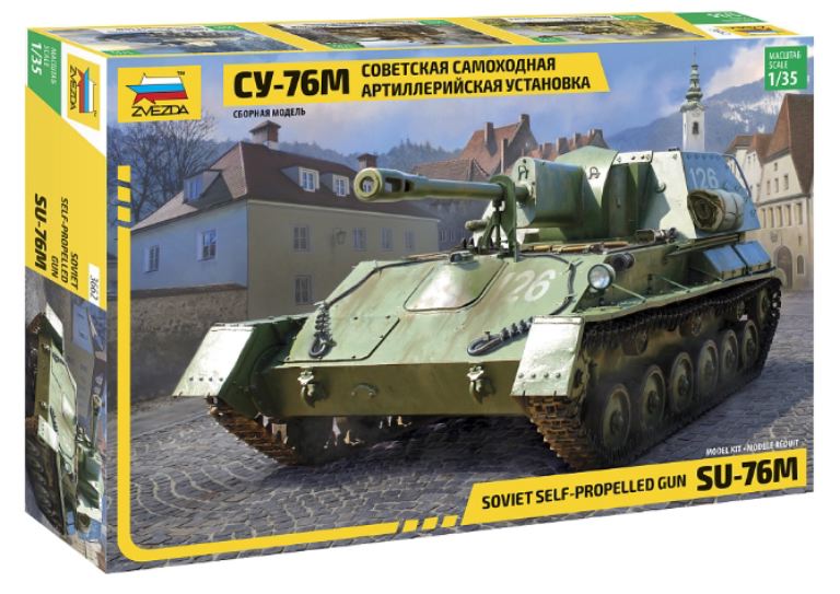 SU-76 Soviet Self Propelled 1/35 SU76 semovente d'artiglieria - ITAZS3662