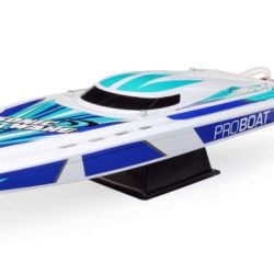 Scafo Sonicwake 36 bianco/blu brushless self-right 80km/h - HORPRB08032T2