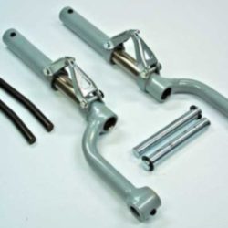 GAMBE CARRELLO AMMORTIZZATE 125mm 2pz PER RIPRODUZIONI - PCHC3224