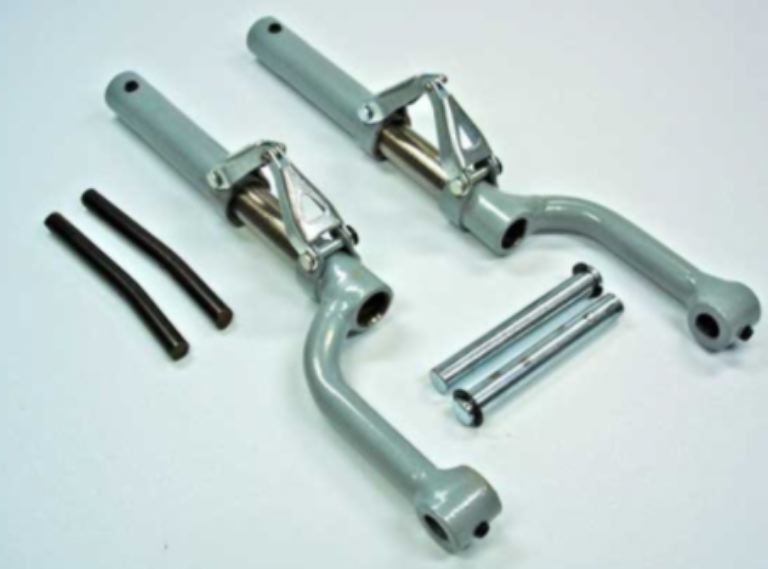 GAMBE CARRELLO AMMORTIZZATE 125mm 2pz PER RIPRODUZIONI - PCHC3224