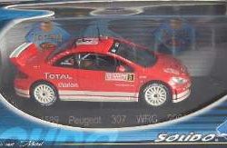 PEUGEOUT 307 WRC 2004      1/43 TOTAL ROSSA FLUORESCENTE - SOL1589
