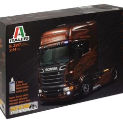 CAMION SCANIA R730 V8     1/24 BLACK AMBER - ITA3897