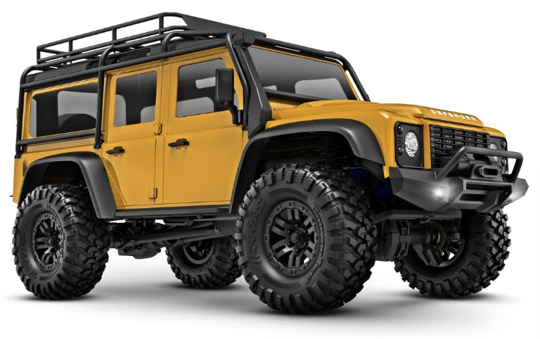 Land Rover Defender tan 1/18 TRX4M Traxxas - TXX97054-1TAN