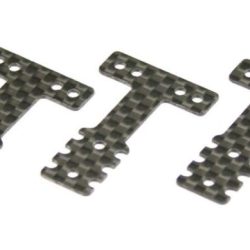 Piastre per Mini-Z RWD RM/HM per sospensione in carbonio 3pz - KYO-MZW404