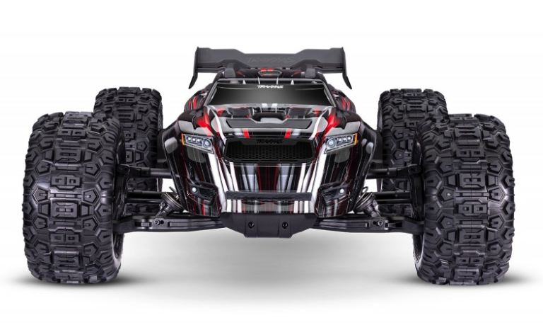 Traxxas Sledge rosso Truggy 1/8 Belted Brushless VXL-6s - TXX95096-4RED - immagine 3