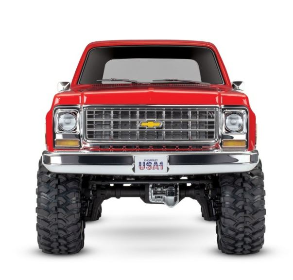 Chevrolet Blazer K5 rosso e nero TRX4 1/10 con cambio a 2 marce - TXX82276-4RED - immagine 3