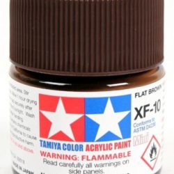 Colore acrilico XF-10 Flat Brown 1pz da 10ml opaco - TAM81710-1PZ