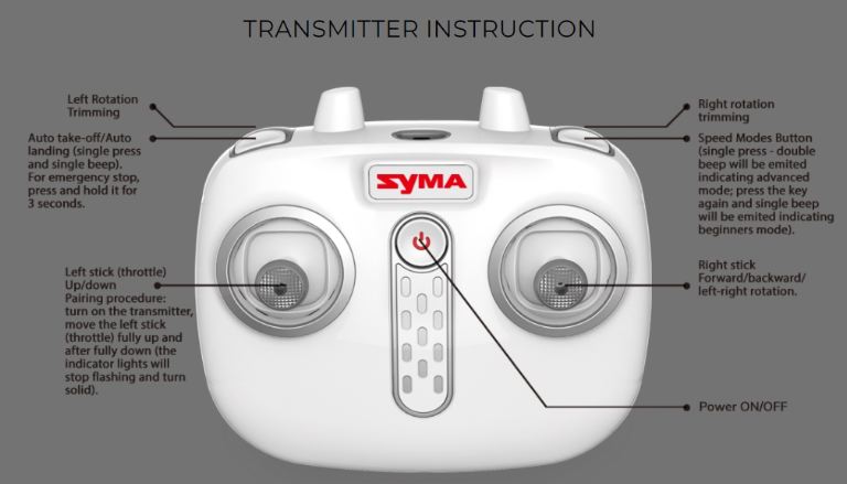 Elicottero S107G rosso coassiale con sensore barometrico - SYMS107H-RED - immagine 4