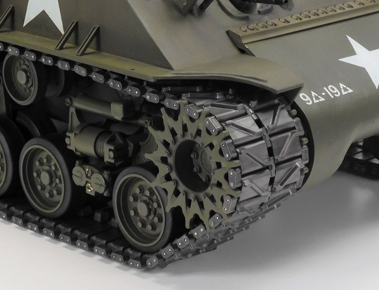 Carro Sherman RC 105mm con sterzo meccanico in kit - TAM56048 - immagine 6