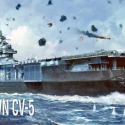 Portaerei USS Yorktown CV-5 Battle Of Midway 1/700 - ITAAC14229