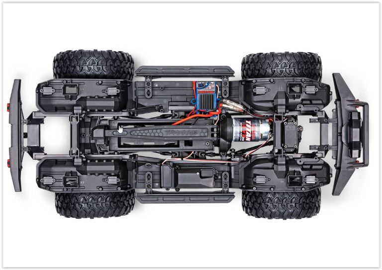 TRX4 Sport High Trail Edition blu 1/10 montata - TXX82044-4BLU - immagine 5