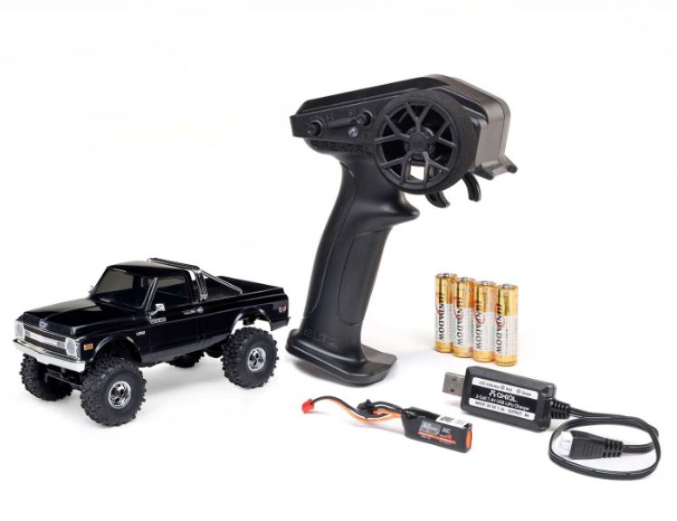 Chevrolet K10 nero 4×4 SCX30 1/30 – HORAXI-2260T2