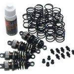 Ammortizzatori 55mm Gun Metal 4pz 1/10 touring in metallo - GPEDDSG-0055G