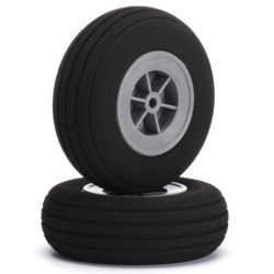 Ruote aereo in spugna dure Deluxe 100mm con scanalature 2pz - PELKAV50-0175