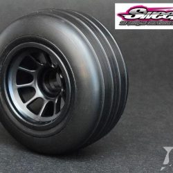Gomme F1 anteriori 1/10 Soft Invernali incollate su cerchi Sweep Racing - SW-F1FV5G-MPG